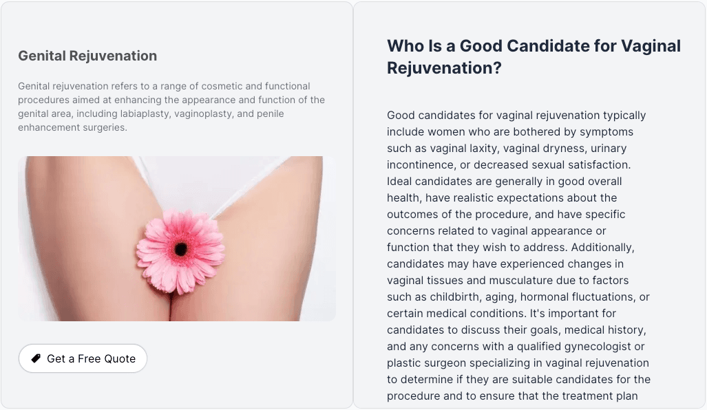 Genital Rejuvenation