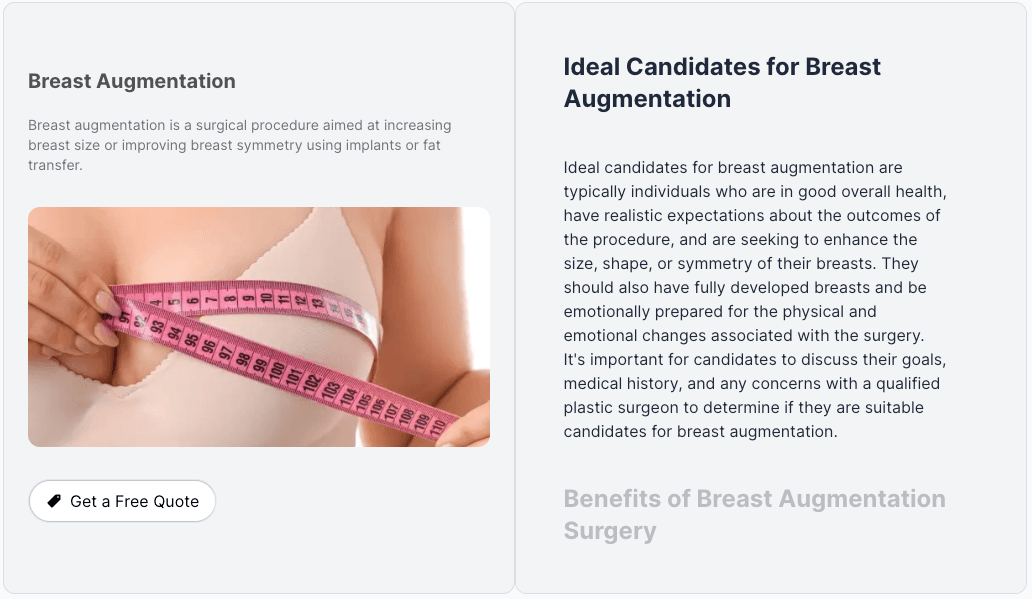 Breast Augmentation